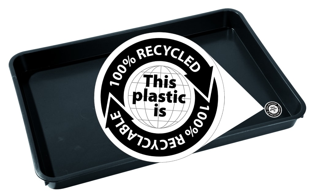 Recycled Plastic Tray With Logo